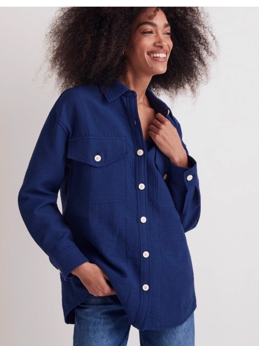 Madewell Oversized shirt jacket